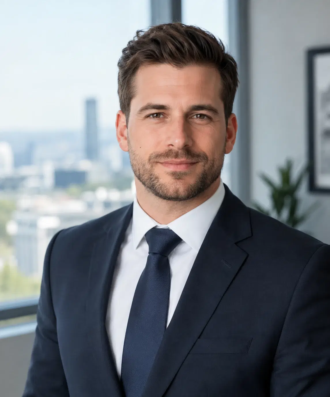 Thomas von Donnerstein, Gründer von Pflege Capital, im Büro